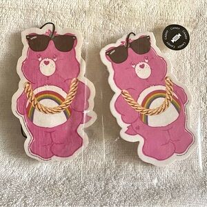 Care Bears 2pc Candy scented Air Fresheners with a blinged out bear New sealed